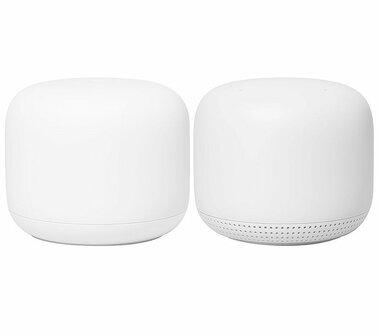 Google Nest Wifi draadloze router Gigabit Ethernet Dual-band (2.4 GHz / 5 GHz) 4G Wit