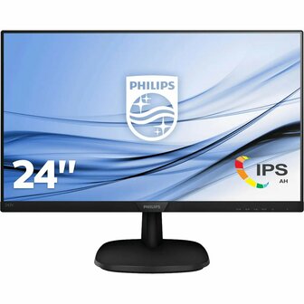 Philips V-Line 243V7QDSB/00 | 24&quot; | 1920x1080 IPS | 75Hz | Monitor | Renewed