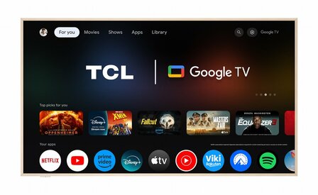 TCL NXTFRAME 55A300W Wit | 55&#039;&#039; Ultra HD 4K | QLED Smart TV | Wi-Fi | Google TV | HDR10+ | 120Hz