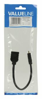 Kabel High Speed HDMI ethernet HDMI mini-connector 0.2m