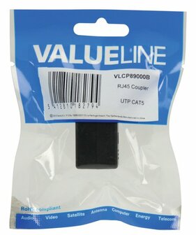 Valueline VLCP89000B kabeladapter/verloopstukje