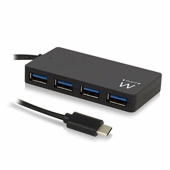 Ewent USB 3.1 Gen 1 (USB 3.0) Hub 4 port Type-C connector