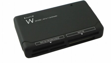 Ewent EW1050 USB 2.0 Zwart geheugenkaartlezer