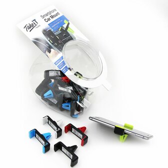 Ewent EW1276 Auto Passive holder Zwart, Blauw, Groen, Rood, Wit houder