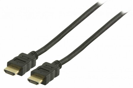 Nedis CVGT34000BK05 video kabel adapter 0,5 m HDMI Type A (Standaard) Zwart