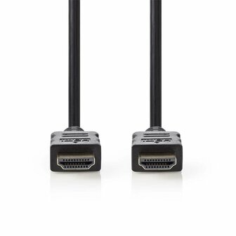 Nedis CVGT34000BK150 HDMI kabel 15 m HDMI Type A (Standaard) 2 x HDMI Type A (Standard) Zwart