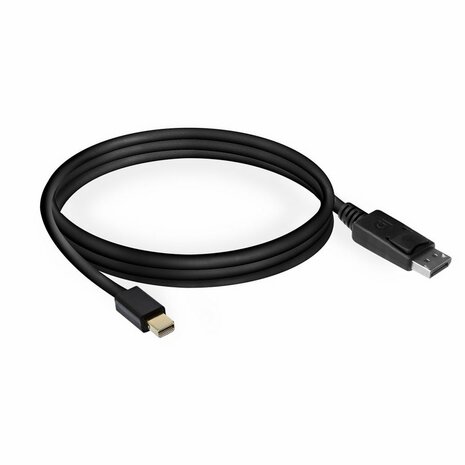 Ewent EW9865 DisplayPort kabel 2 m Mini DisplayPort Zwart