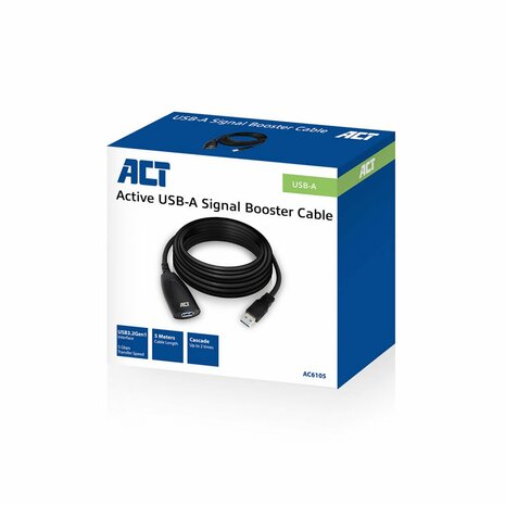 ACT AC6105 USB booster, 5 meter