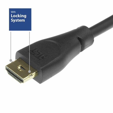 ACT AK3861 HDMI kabel 0,9 m HDMI Type A (Standaard) Zwart