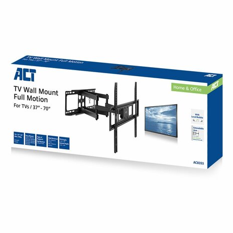 ACT AC8355 tv-bevestiging 94 cm (37") Zwart