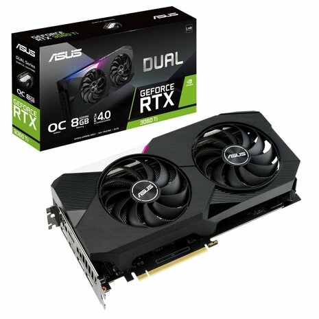 ASUS Dual -RTX3060TI-O8G-V2 NVIDIA GeForce RTX 3060 Ti 8 GB GDDR6