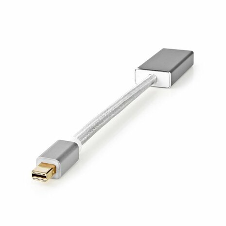 Nedis CCTB37450AL02 DisplayPort kabel 0,2 m Mini DisplayPort Zilver