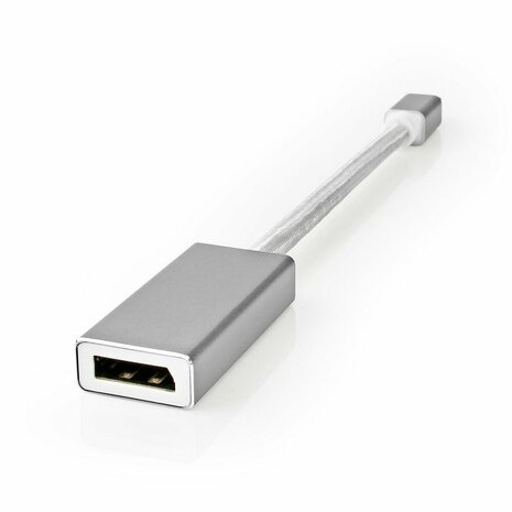 Nedis CCTB37450AL02 DisplayPort kabel 0,2 m Mini DisplayPort Zilver