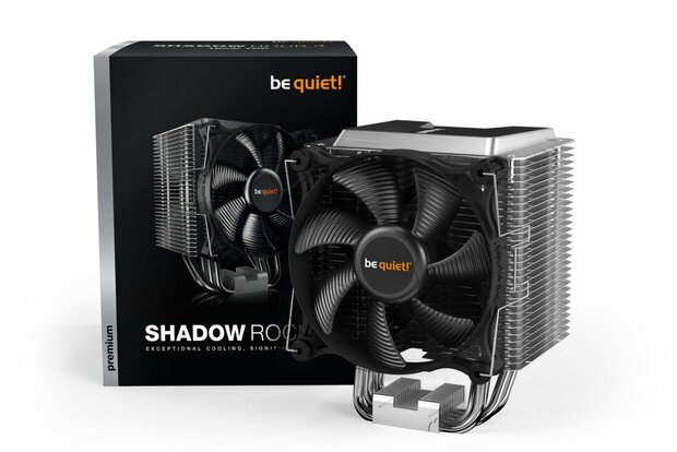 be quiet! Shadow Rock 3 Processor Koeler 12 cm Zwart, Grijs