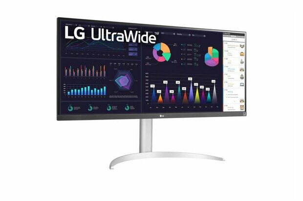 LG 34WQ65X-W computer monitor 86,4 cm (34") 2560 x 1080 Pixels UltraWide Quad HD LCD Grijs