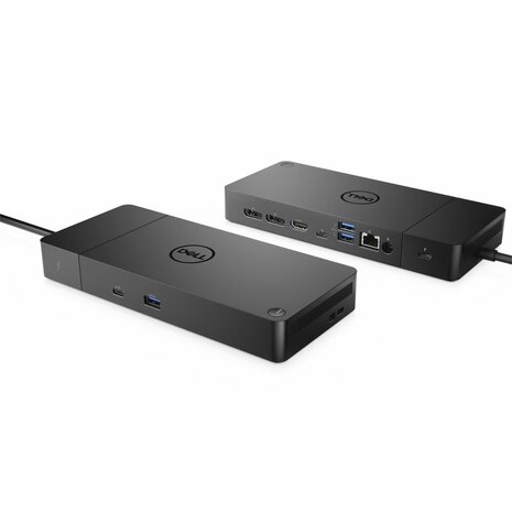 DELL WD19TBS-180W Bedraad USB 3.2 Gen 2 (3.1 Gen 2) Type-C Zwart