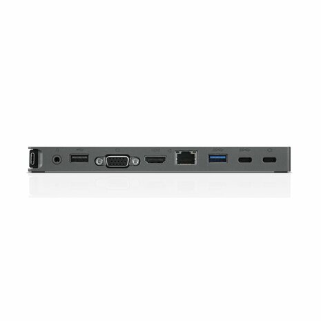 Lenovo USB-C Mini Dock Bedraad USB 3.2 Gen 1 (3.1 Gen 1) Type-C Grijs