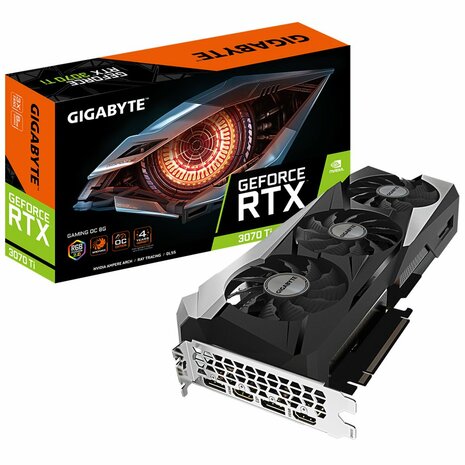 Gigabyte GeForce RTX 3070 Ti Gaming OC | 8GB GDDR6X VRAM | Videokaart | GPU | Nvidia