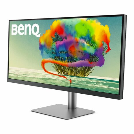 Benq PD3420Q 86,4 cm (34") 3440 x 1440 Pixels Quad HD LED Grijs