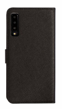 Mobiparts Saffiano Wallet Case Samsung Galaxy A7 (2018) Black