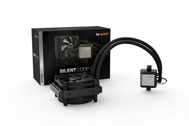 be quiet! SILENT LOOP 2 120mm Processor Alles-in-één vloeistofkoeler 12 cm Zwart 1 stuk(s)