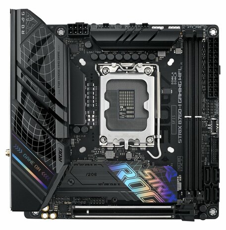 ASUS ROG STRIX B760-I GAMING WIFI | Socket LGA 1700 | Intel B760 | 2xDDR5 | Mini-ITX | Moederbord