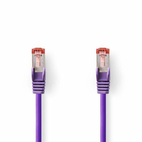 Nedis CCGP85221VT20 netwerkkabel Violet 2 m Cat6 S/FTP (S-STP)