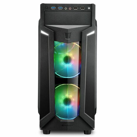 Sharkoon VG6-W RGB Midi Tower Zwart