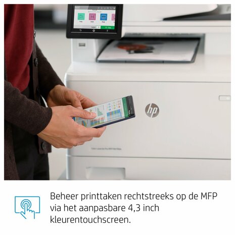 HP Color LaserJet Pro MFP M479fnw, Printen, kopiëren, scannen, fax, e-mail, Scannen naar e-mail/pdf; ADF voor 50 vel ongekruld