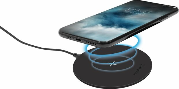 Mobiparts Wireless Quick Charger 15W Flat Black