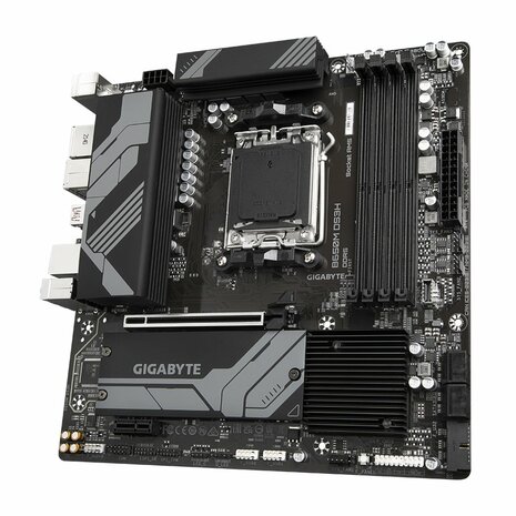 Gigabyte B650M DS3H moederbord AMD B650 Socket AM5 micro ATX