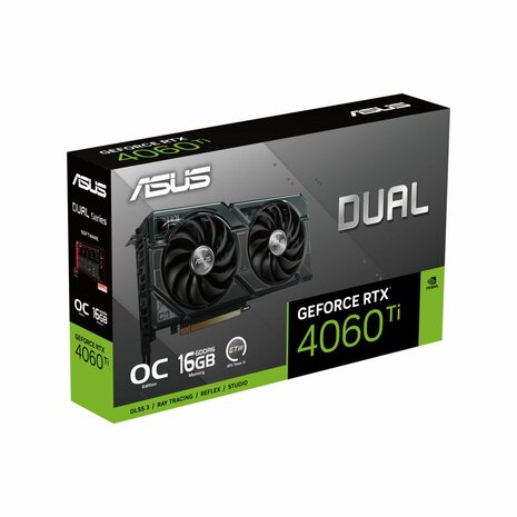 ASUS Dual -RTX4060TI-O16G NVIDIA GeForce RTX 4060 Ti 16 GB GDDR6