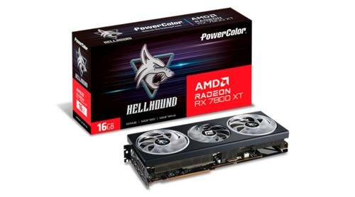 PowerColor Hellhound RX 7800 XT 16G-L/OC AMD Radeon RX 7800 XT 16 GB GDDR6