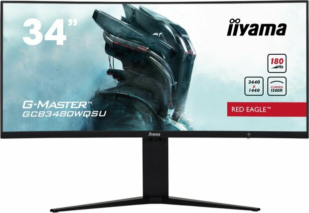 iiyama G-MASTER GCB3480WQSU-B1 monitor 34" 3440 x 1440 pixels UltraWide Quad HD LCD Black