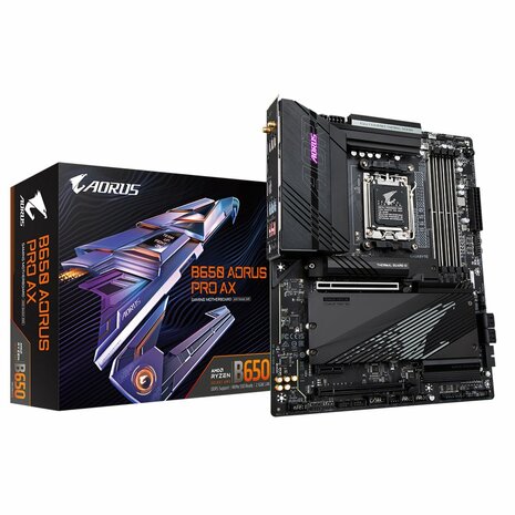 Gigabyte B650 AORUS PRO AX moederbord AMD B650 Socket AM5 ATX RENEWED