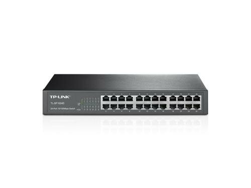 TP-LINK TL-SF1024D netwerk-switch Fast Ethernet (10/100) Zwart RETURNED