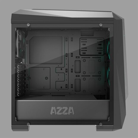 Case Azza Chroma 410B Midi Tower Zwart