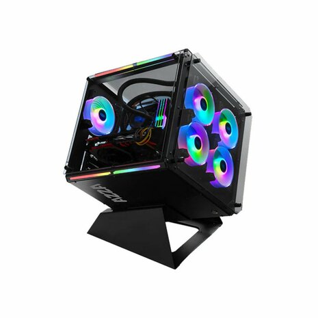 Case Azza Cube 802 Zwart Glass