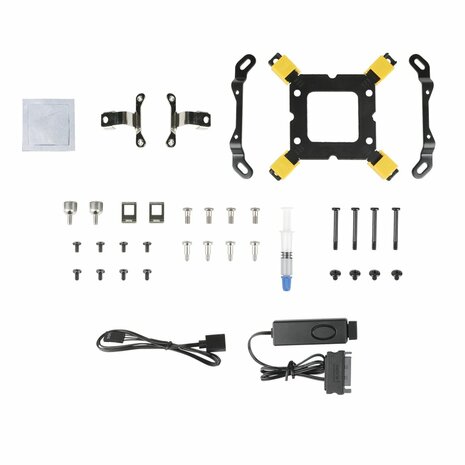 Azza LCAZ-120C-ARGB koelsysteem voor computers Processor Kit voor vloeistofkoeling 12 cm Zwart 1 stuk(s)