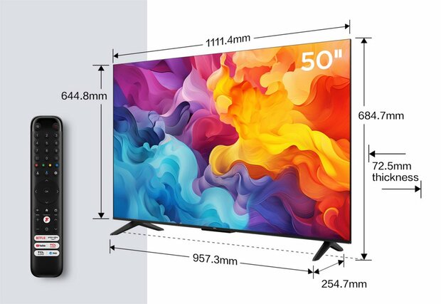 TCL TV 50V6B 50Inch 3840x2160 (4K) Google Assistant