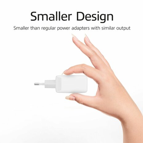 ACT USB-C Lader 35W met Power Delivery PPS en GaNFast