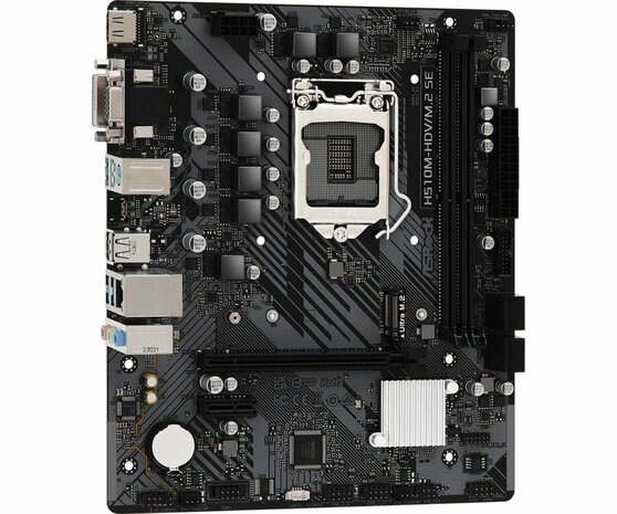 Asrock H510M-HDV/M.2 SE Intel H470 LGA 1200 (Socket H5) micro ATX