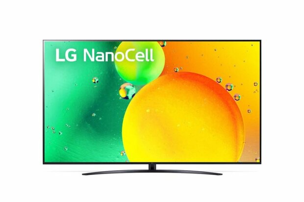 TV LG NanoCell 55 Inch NANO76 4K TV HDR Smart RENEWED