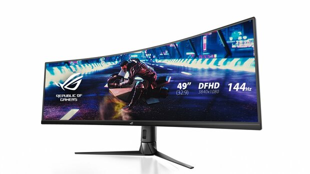 ASUS ROG Strix XG49VQ computer monitor 124,5 cm (49") 3840 x 1080 Pixels UltraWide Full HD LED Zwart