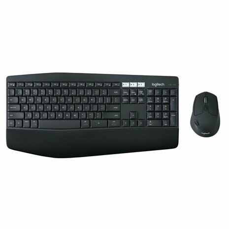 Logitech MK850 Performance toetsenbord Inclusief muis RF-draadloos + Bluetooth QWERTZ Duits Zwart