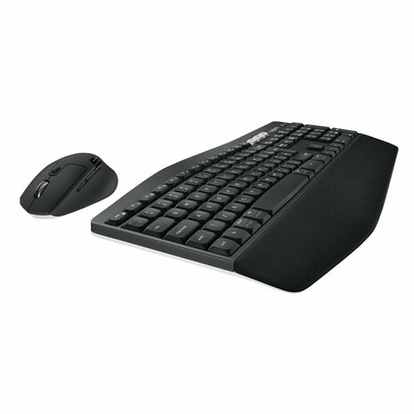 Logitech MK850 Performance toetsenbord Inclusief muis RF-draadloos + Bluetooth QWERTZ Duits Zwart