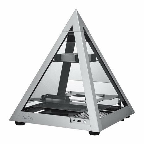 Azza Pyramid Mini Mini Pyramid Aluminium, Zwart