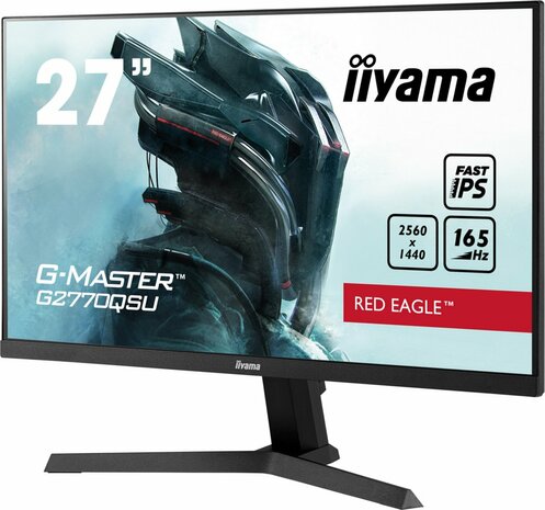 iiyama G-MASTER G2770QSU-B1 computer monitor 68,6 cm (27") 2560 x 1440 Pixels Wide Quad HD LCD Zwart