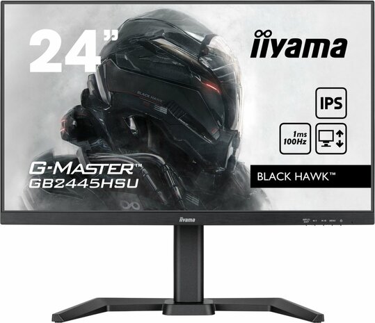 iiyama G-MASTER GB2445HSU-B1 computer monitor 61 cm (24") 1920 x 1080 Pixels Full HD LED Zwart