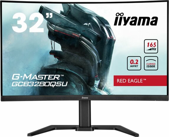 iiyama G-MASTER GCB3280QSU-B1 computer monitor 80 cm (31.5") 2560 x 1440 Pixels LED Zwart